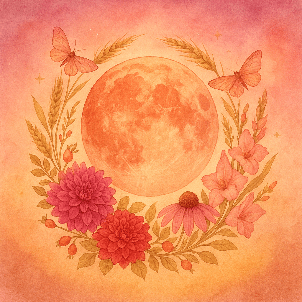 Der Erntemond im September 2025 – Ernte, Wandel und&nbsp;Blutmond